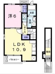 ベルヴィーIの物件間取画像